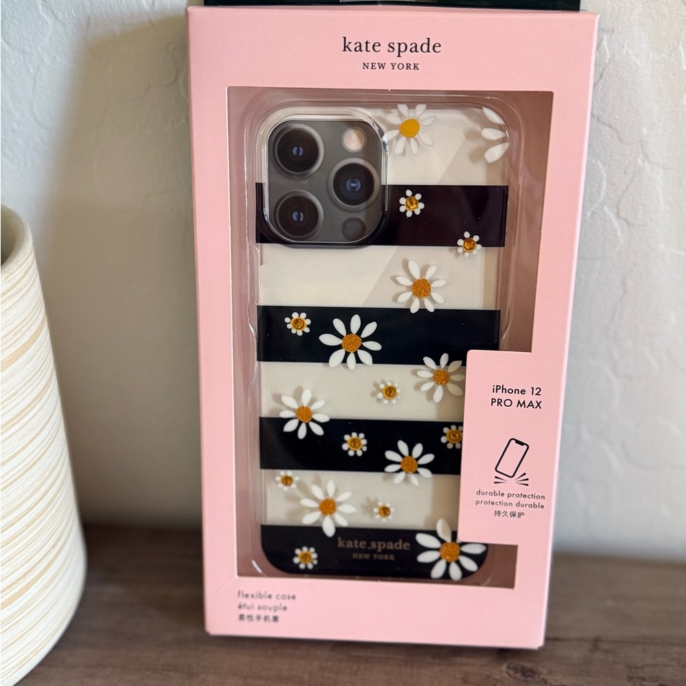 Kate Spade Daisy Stripe iPhone 12 Pro Max Case